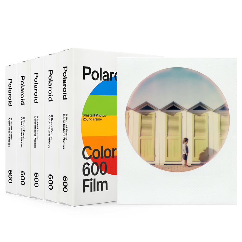 Color 600 Film Round Frame Five Pack