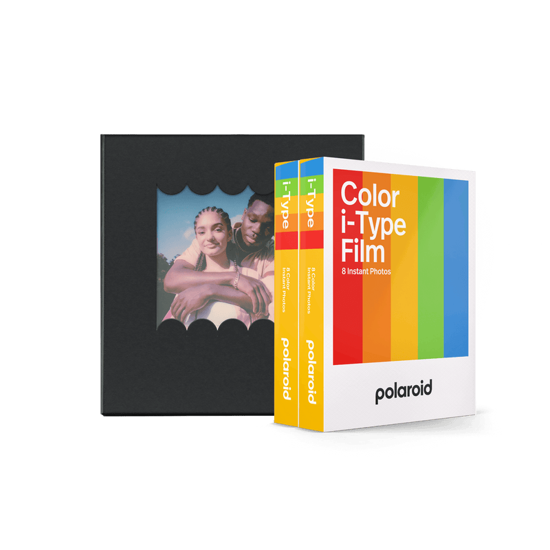 Polaroid Scalloped Photo Album & Film Set