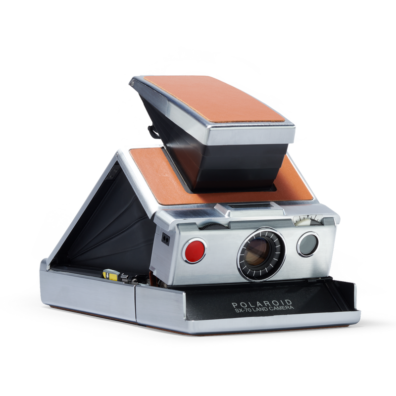 Polaroid SX-70 Instant Camera with flashbar